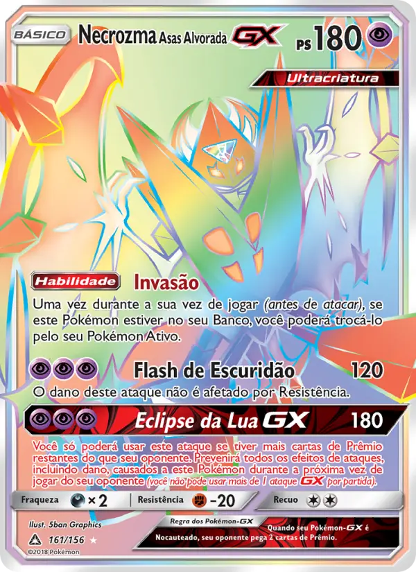 Necrozma Asas Alvorada GX #161