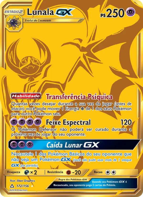 Lunala GX #172 — Ultra Prisma