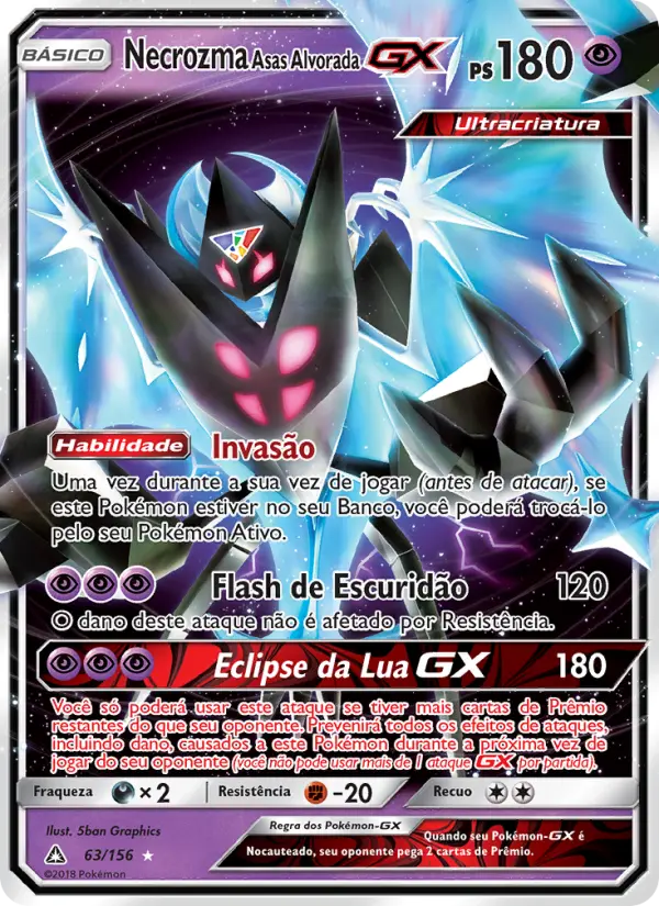 Necrozma Asas Alvorada GX #63