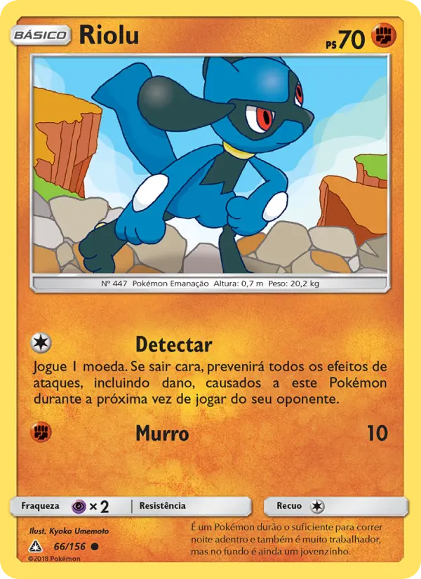 Riolu #66 — Ultra Prisma (Reverse Holo)
