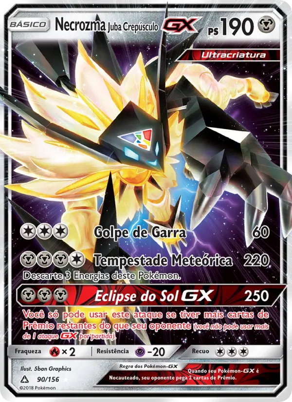 Necrozma Juba Crepúsculo GX #90