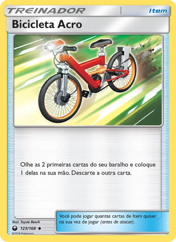 Bicicleta Acro #123 — Tempestade Celestial (Reverse Holo)