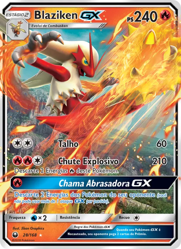 Blaziken GX #28