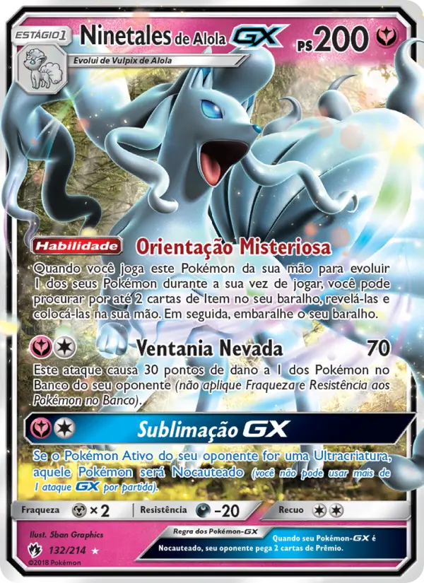 Ninetales de Alola GX #132