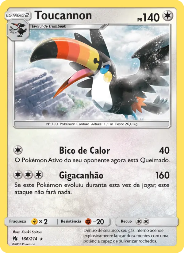 Toucannon #166 — Trovões Perdidos (Reverse Holo)