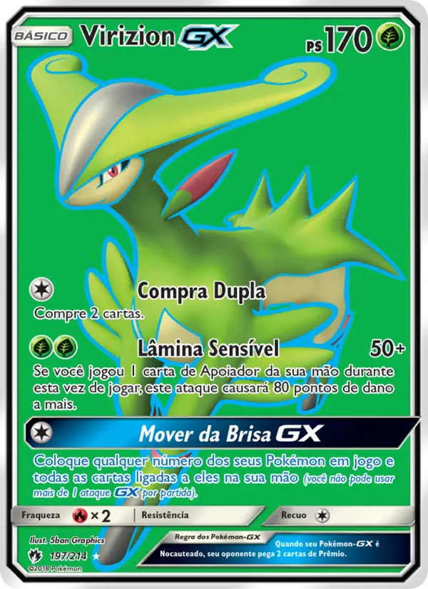 Virizion GX #197