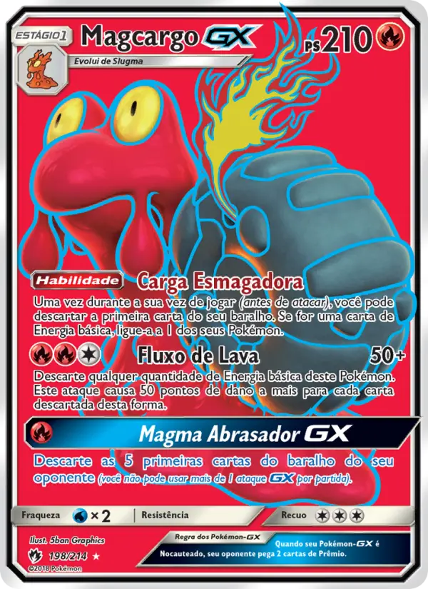 Magcargo GX #198 — Trovões Perdidos