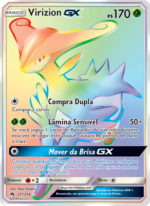 Virizion GX #217