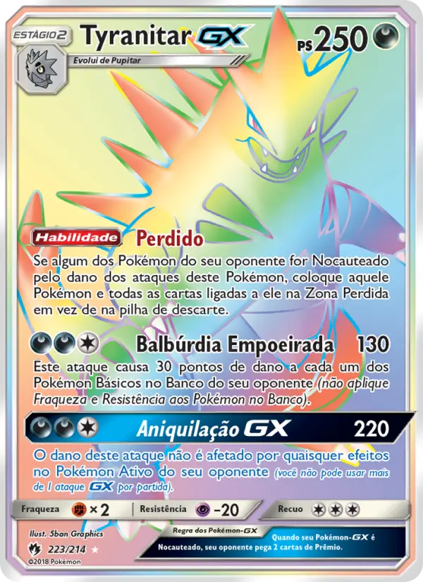 Tyranitar GX #223