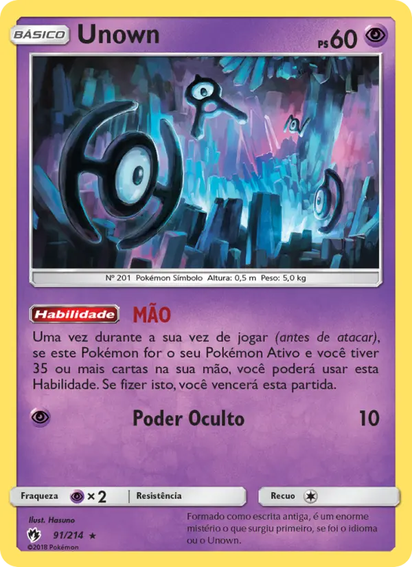 Unown #91 — Trovões Perdidos