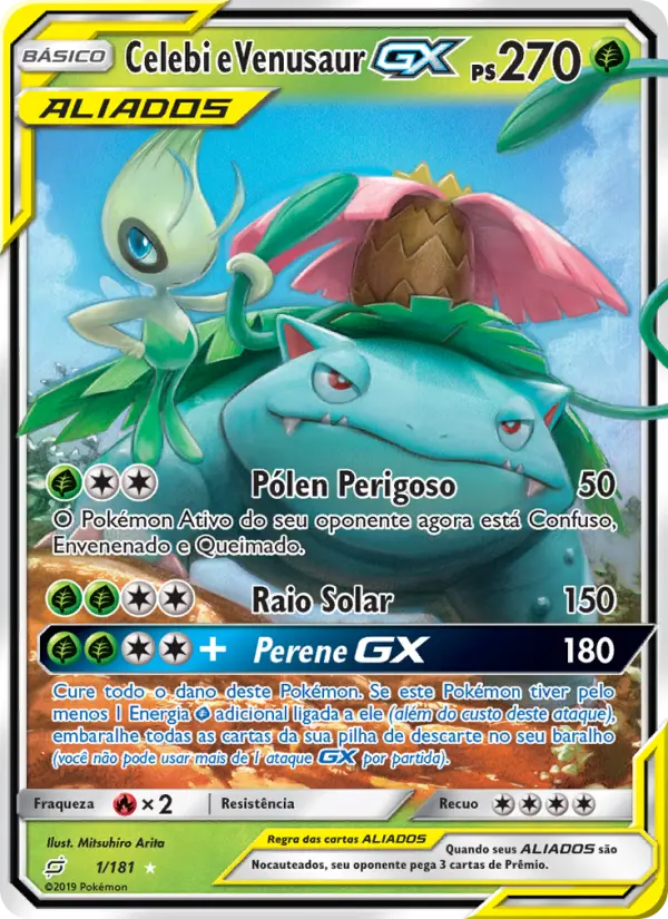 Celebi e Venusaur GX #1