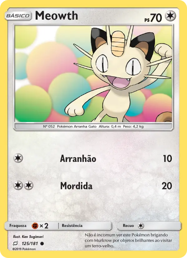 Meowth #125 — União de Aliados