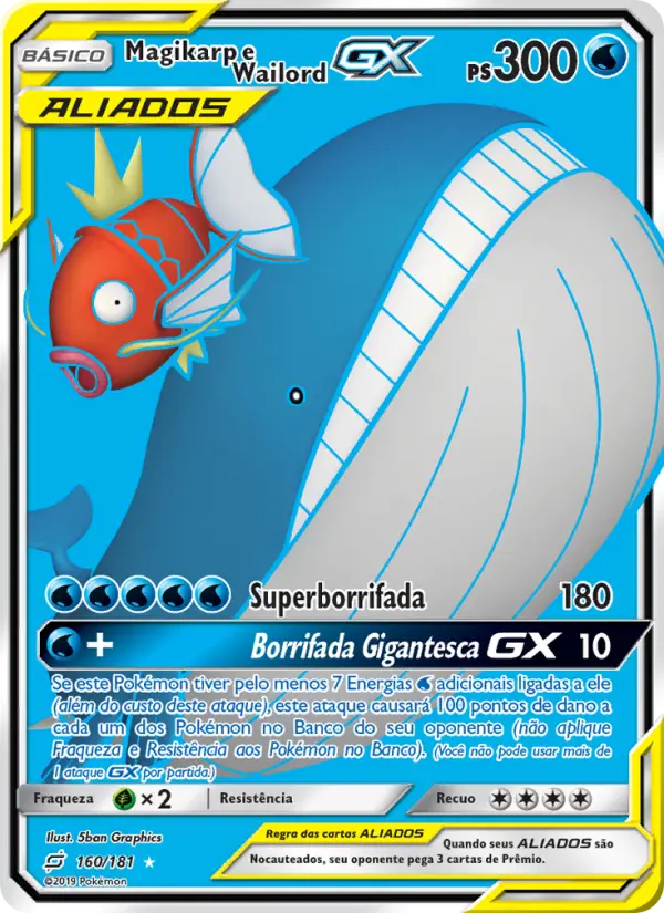 Magikarp e Wailord GX #160