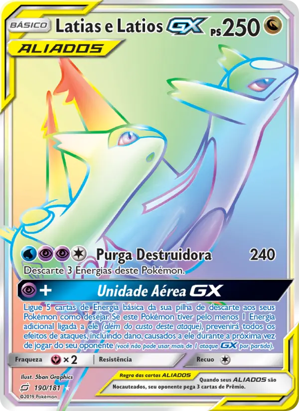 Latias e Latios GX #190 — União de Aliados
