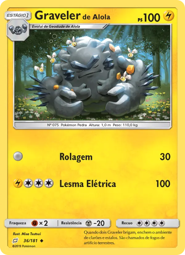 Graveler de Alola #36