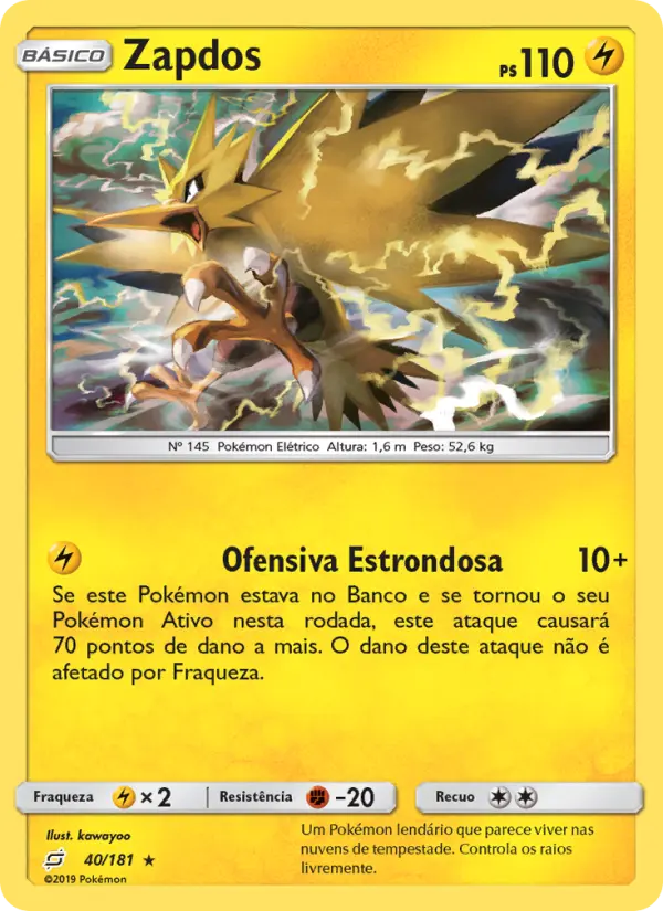Zapdos #40 — União de Aliados