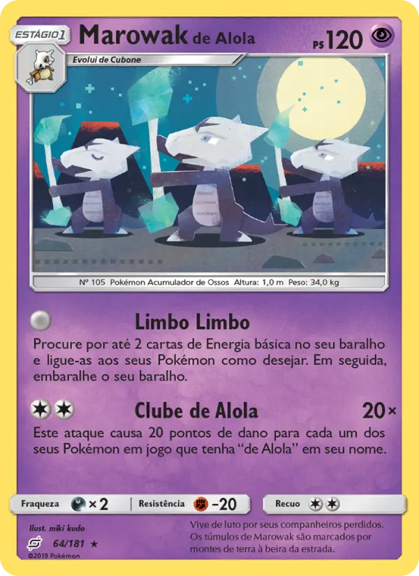 Marowak de Alola #64