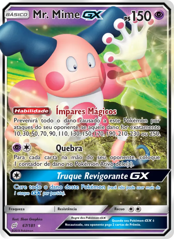 Mr. Mime GX #67 — União de Aliados