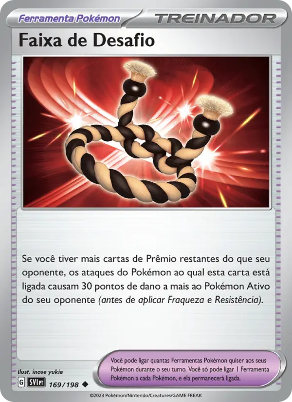 Faixa de Desafio #169 — Escarlate e Violeta (Reverse Holo)