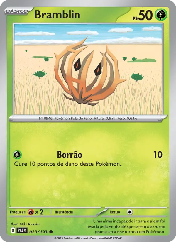 Bramblin #023 — Evoluções em Paldea (Reverse Holo)