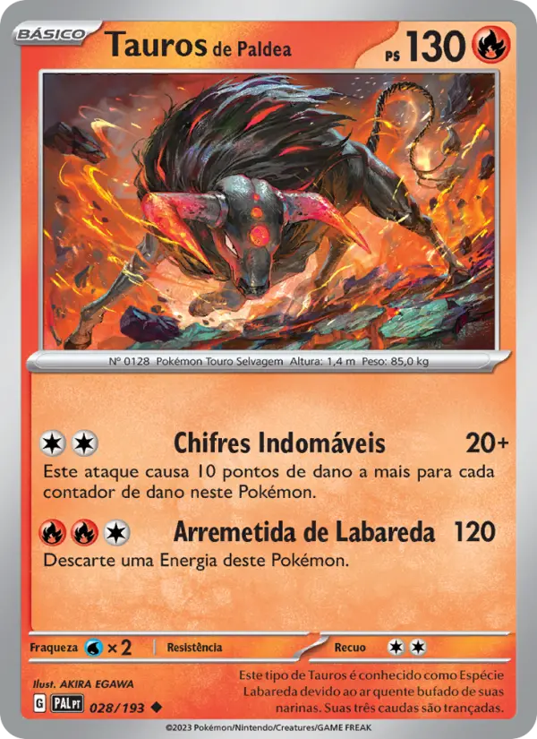 Tauros de Paldea #028