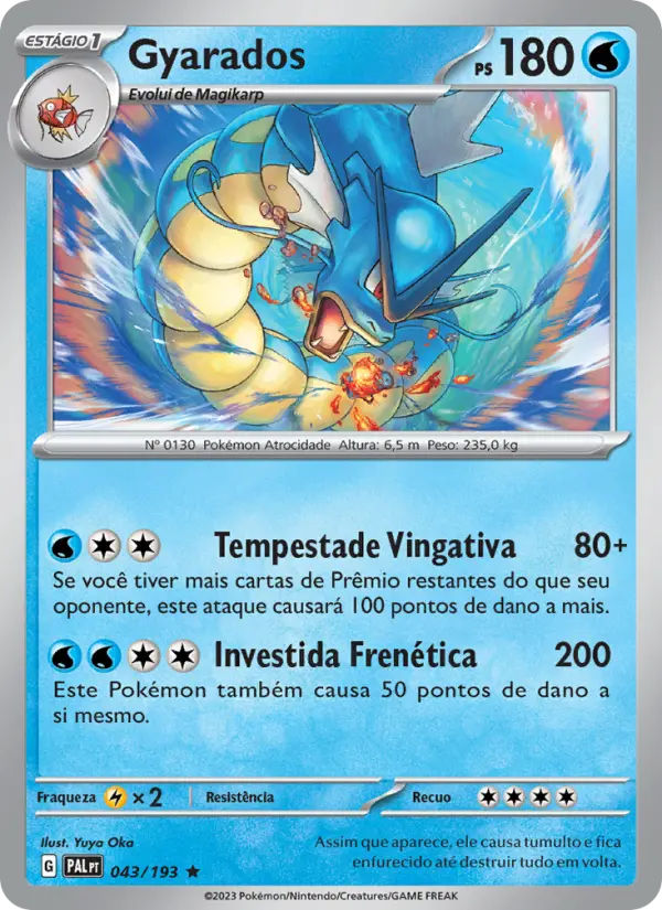 Gyarados #043 — Evoluções em Paldea