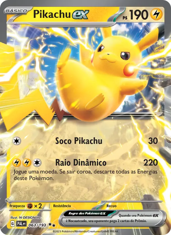 Pikachu ex #063