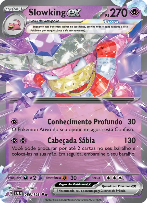 Slowking ex #086 — Evoluções em Paldea