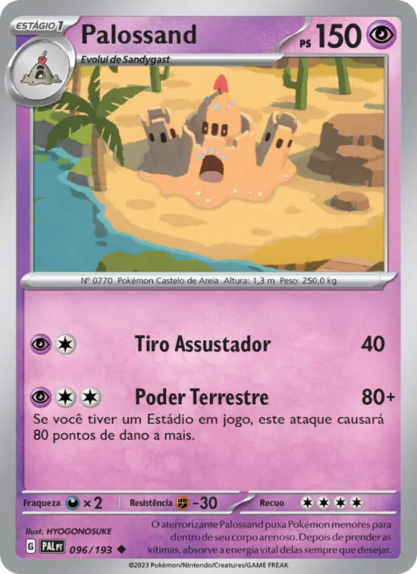 Palossand #096 — Evoluções em Paldea (Reverse Holo)