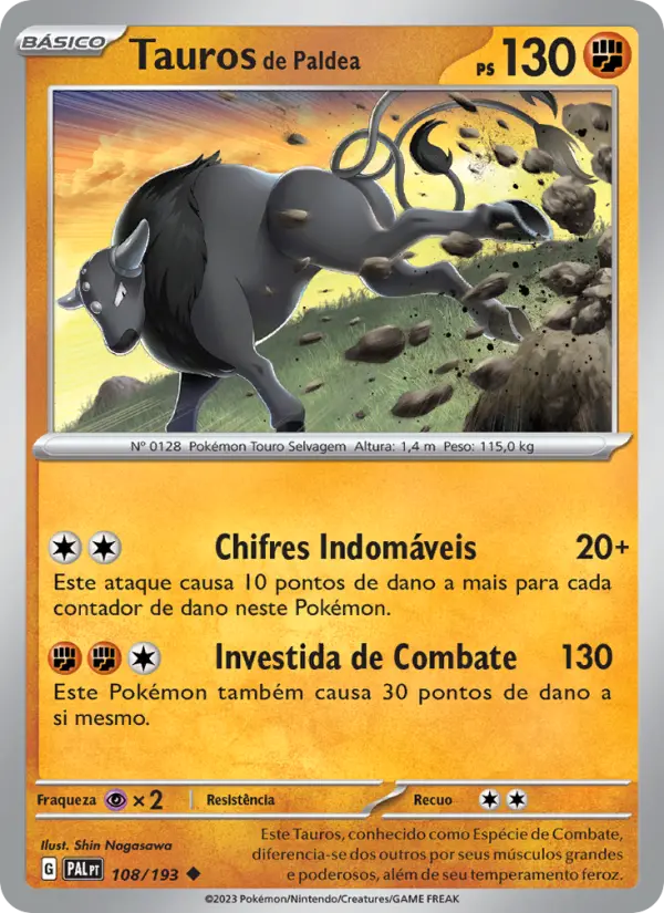 Tauros de Paldea #108