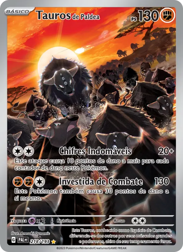 Tauros de Paldea #218