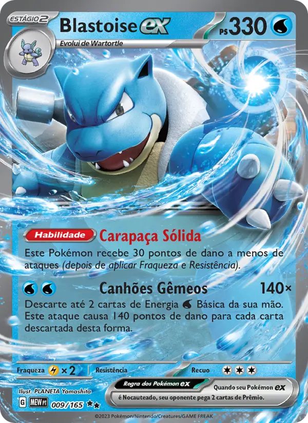 Blastoise EX #009