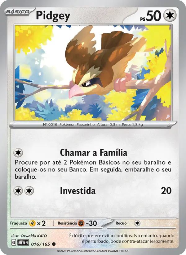 Pidgey #016