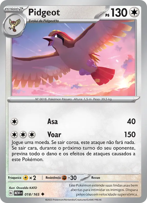 Pidgeot #018