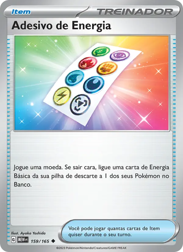 Adesivo de Energia #159 — 151 (Reverse Holo)