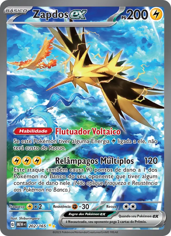 Zapdos-EX #202