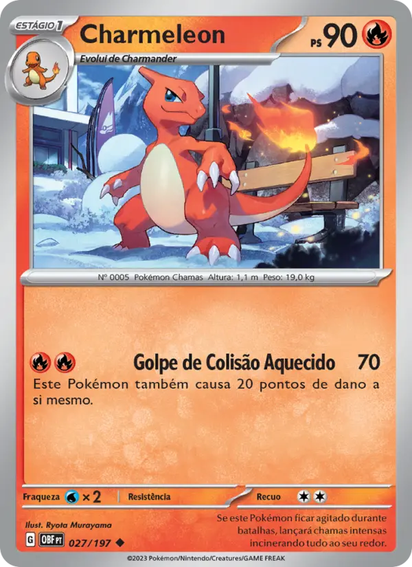 Charmeleon #027 — Obsidiana em Chamas