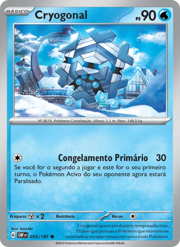 Cryogonal #055 — Obsidiana em Chamas