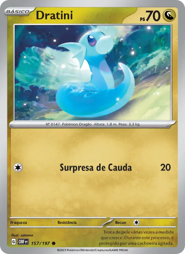 Dratini #157 — Obsidiana em Chamas