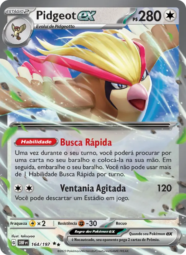 Pidgeot ex #164