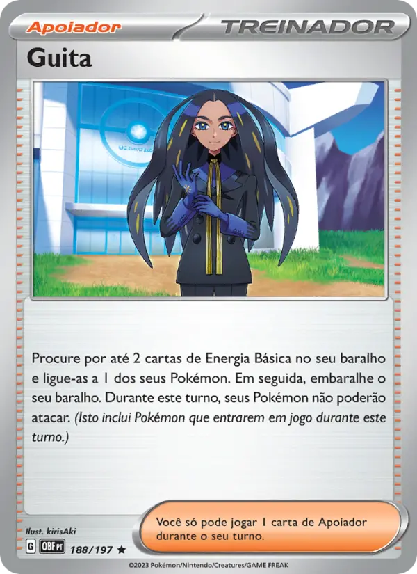 Guita #188 — Obsidiana em Chamas (Reverse Holo)