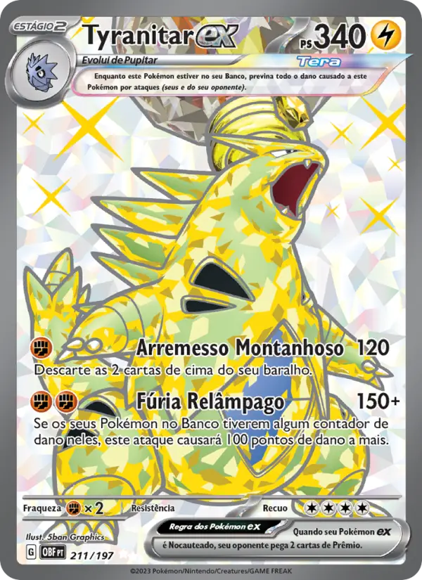 Tyranitar ex #211
