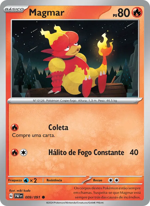 Magmar #009 — Destinos de Paldea