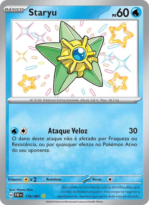 Staryu #118 — Destinos de Paldea