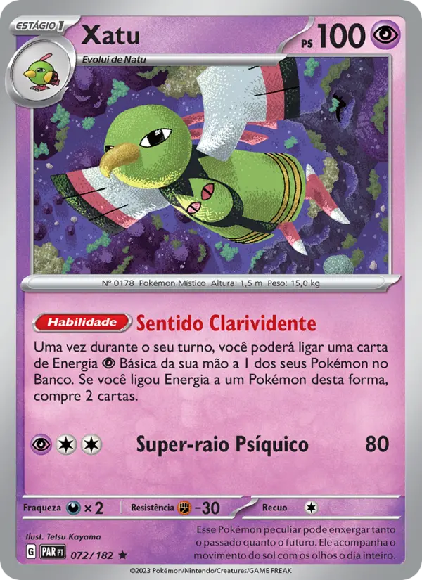 Xatu #072 — Fenda Paradoxal (Reverse Holo)
