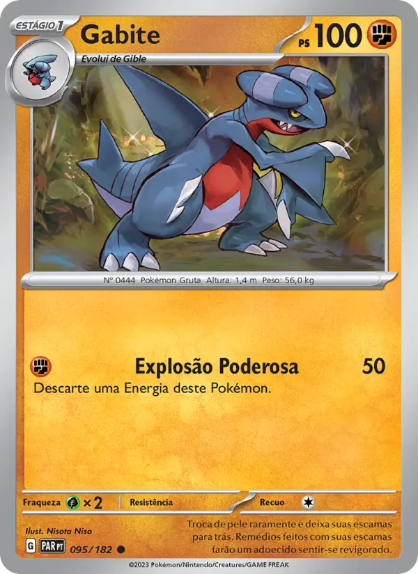 Gabite #095 — Fenda Paradoxal (Reverse Holo)