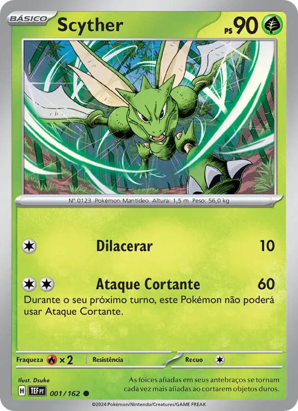 Scyther #001 — Forças Temporais