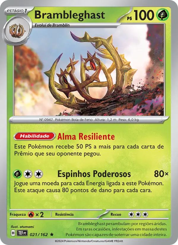Brambleghast #021 — Forças Temporais (Reverse Holo)