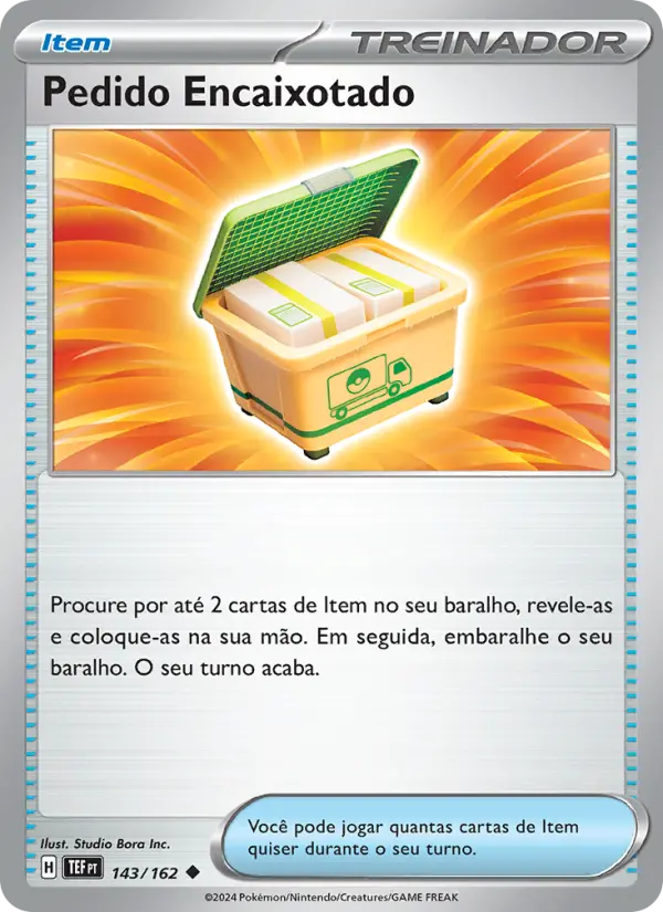 Pedido Encaixotado #143 — Forças Temporais (Reverse Holo)