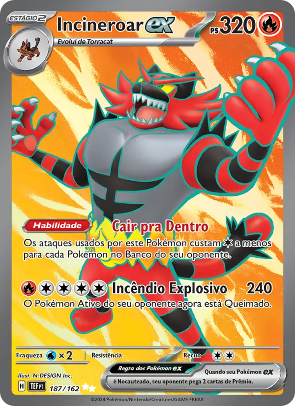 Incineroar ex #187